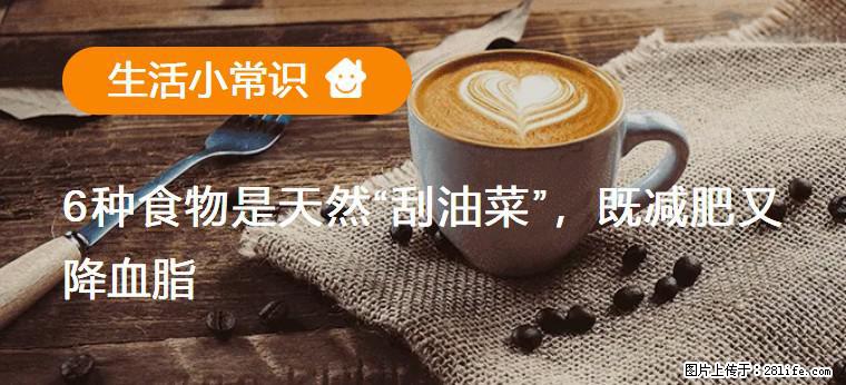 【生活小常识】6种食物是天然“刮油菜”，既减肥又降血脂 - 常德生活资讯 - 常德28生活网 changde.28life.net